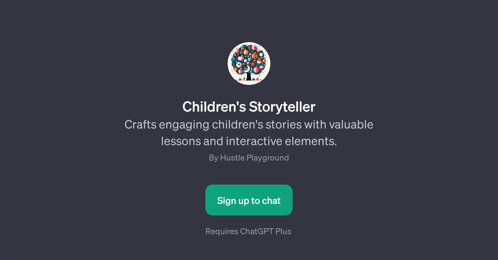 Children's Storyteller website