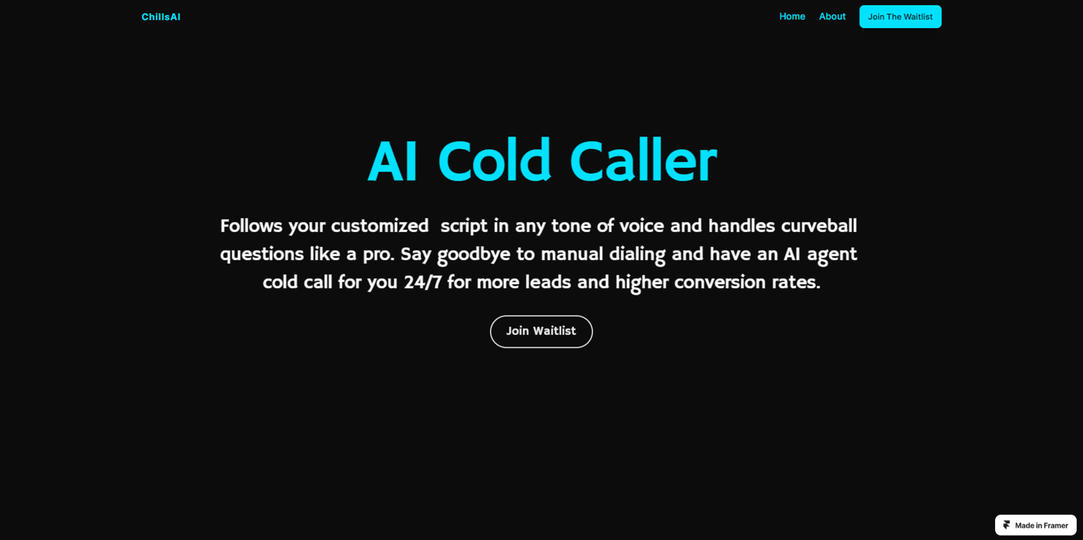 Chills AI website