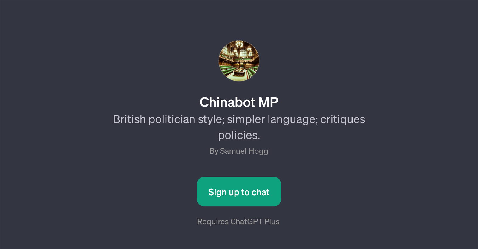Chinabot MP website