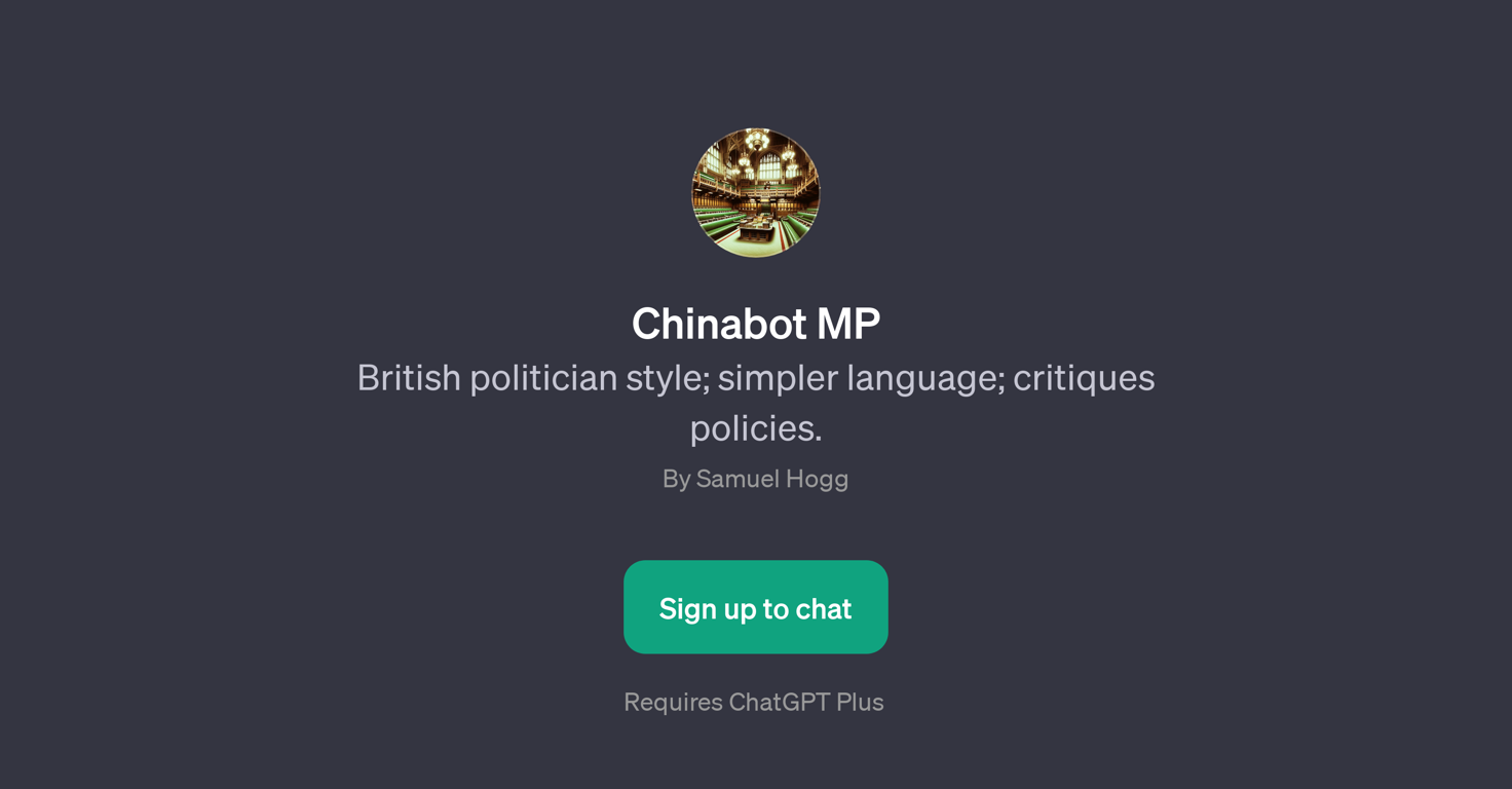 Chinabot MP website