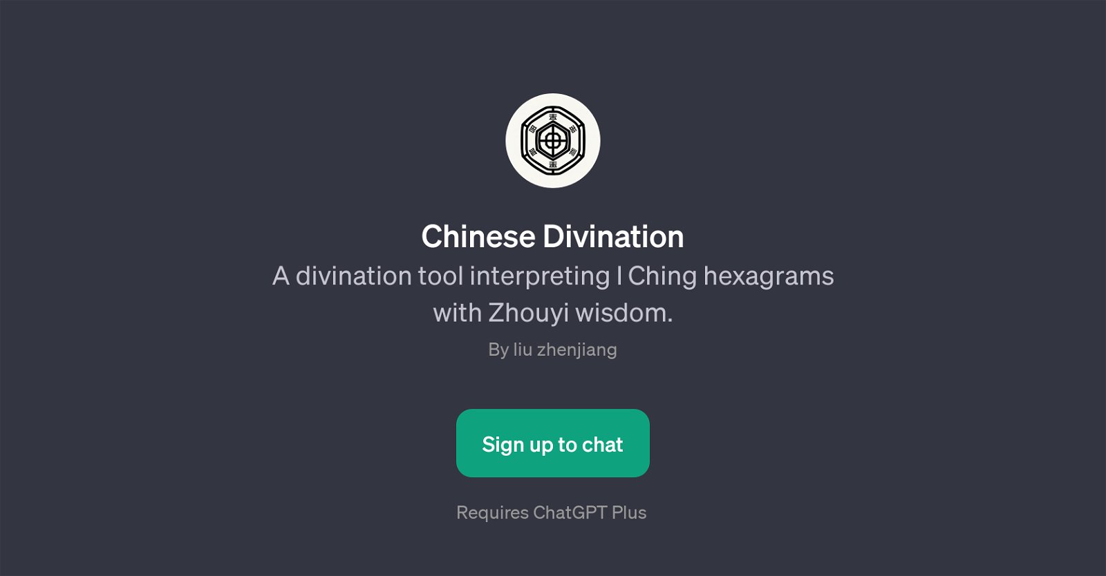 Chinese Divination website