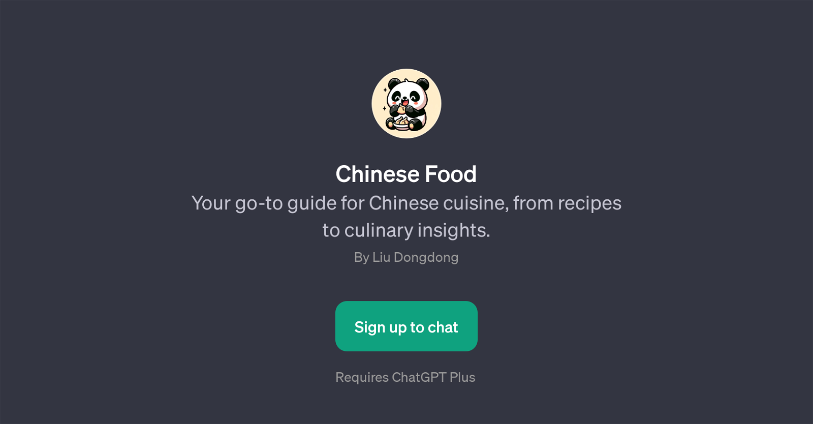 Chinese Food website
