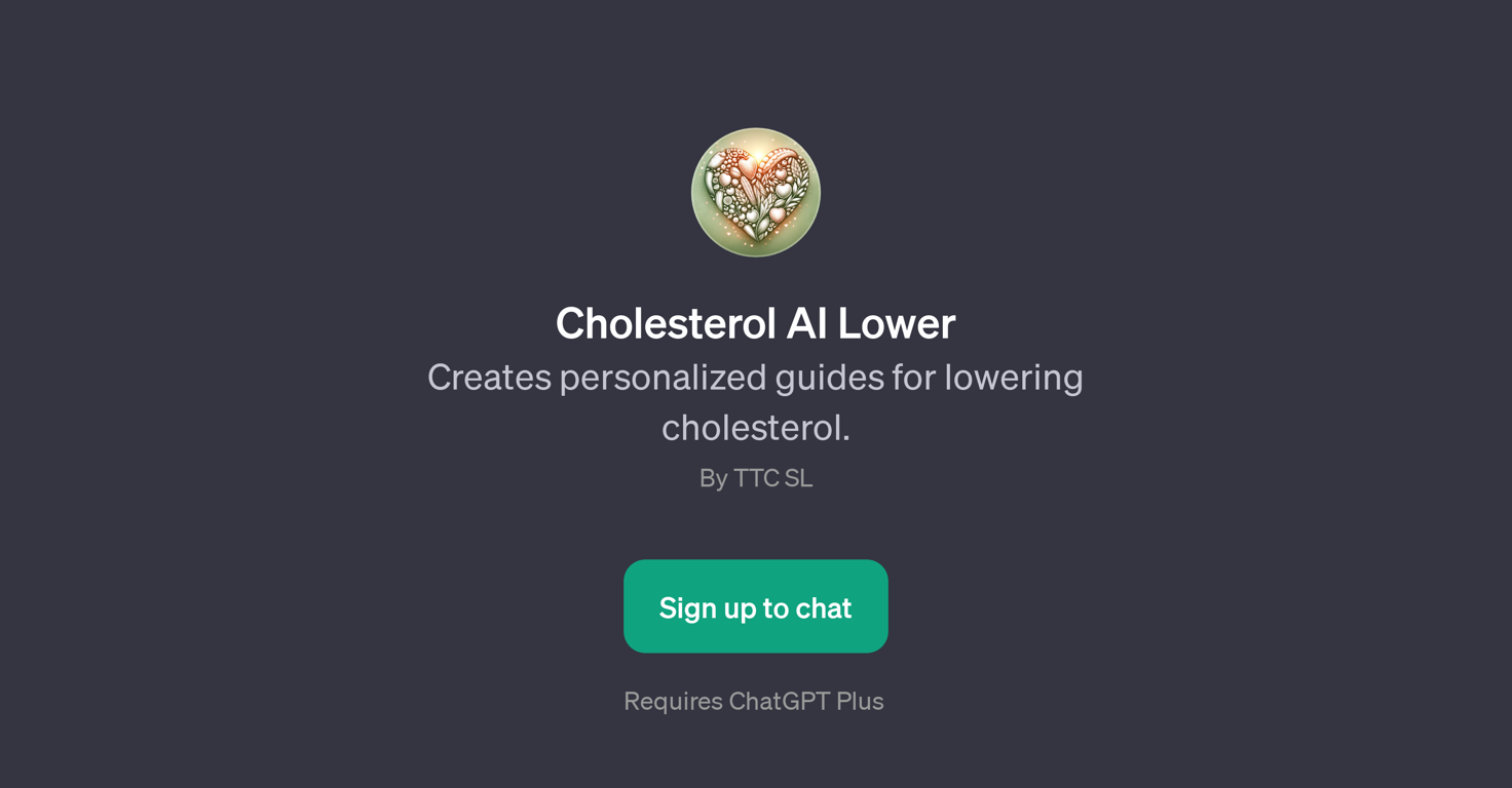 Cholesterol AI Lower website