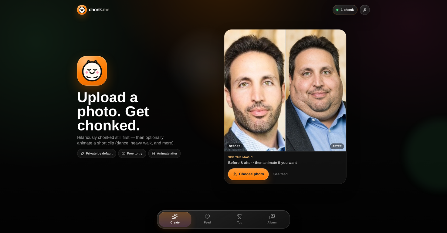 chonk.me website