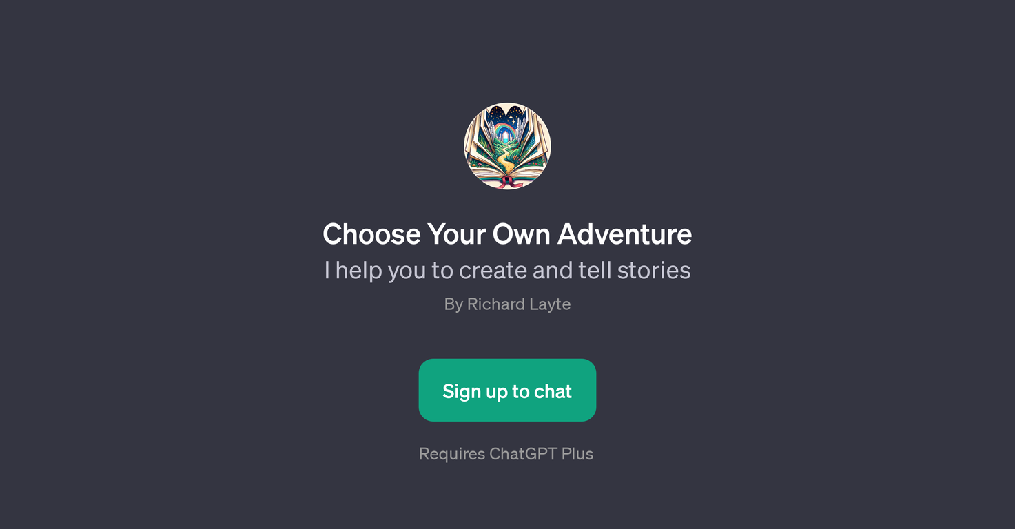 Choose Your Own Adventure website