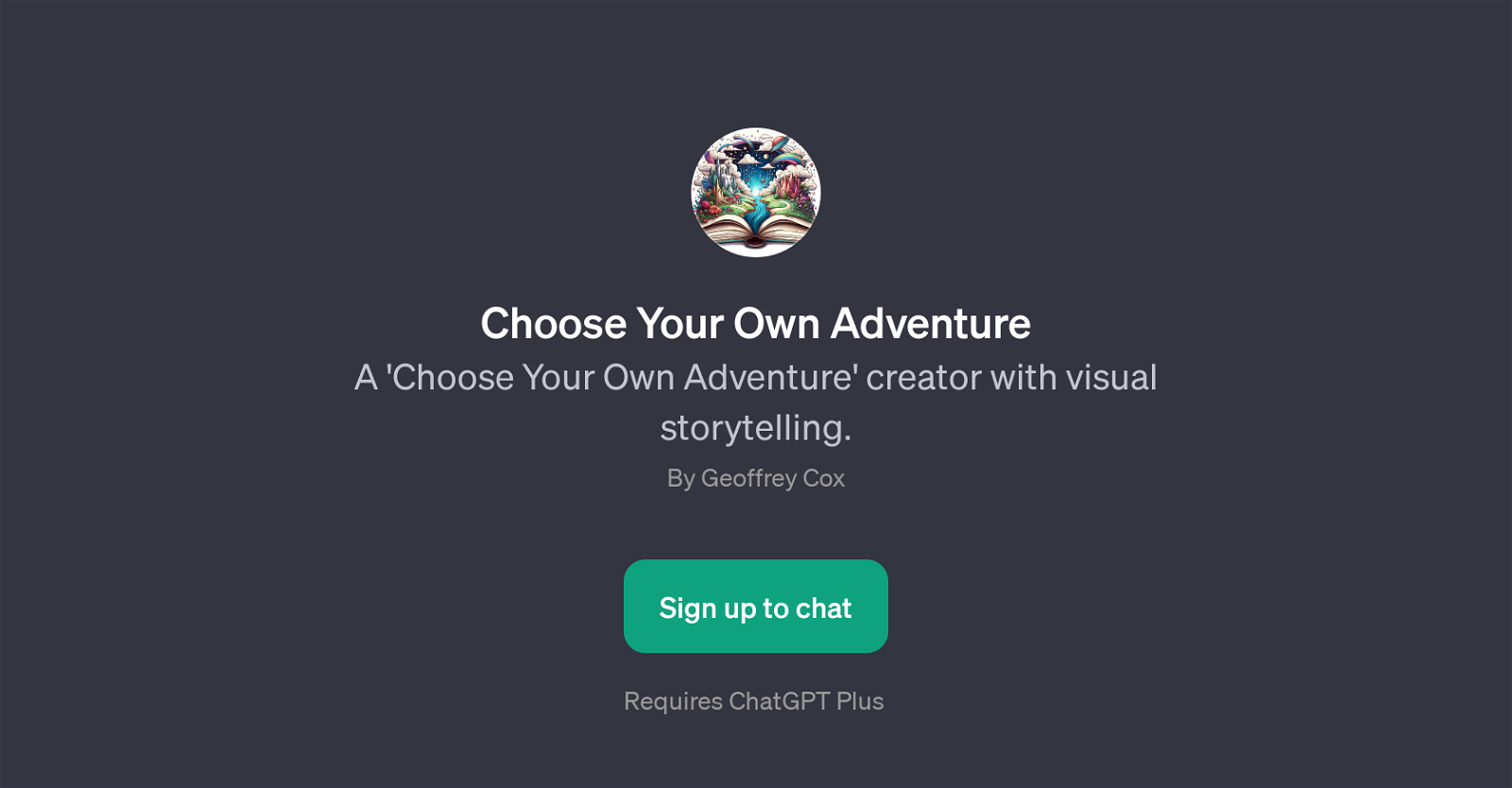 Choose Your Own Adventure website