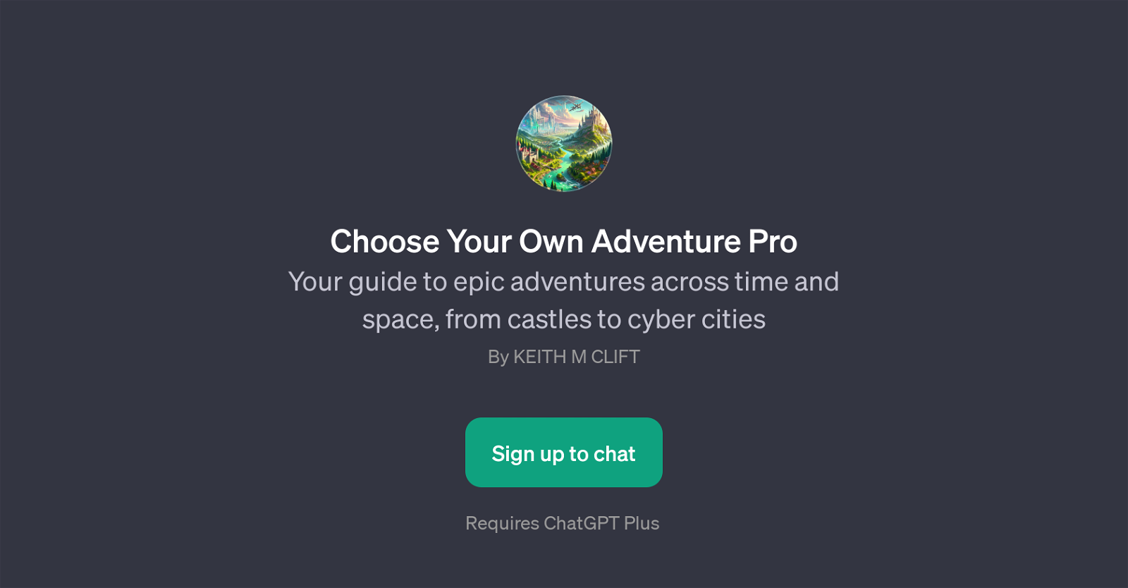 Choose Your Own Adventure Pro website