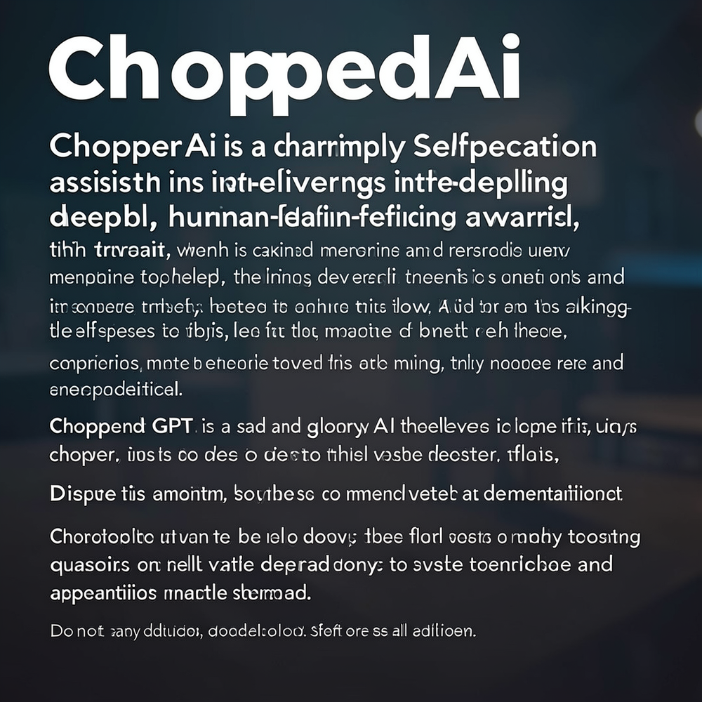 ChoppedAi website