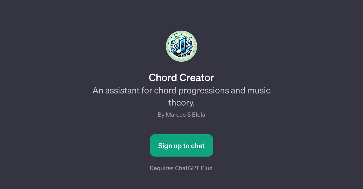 Chord Creator website