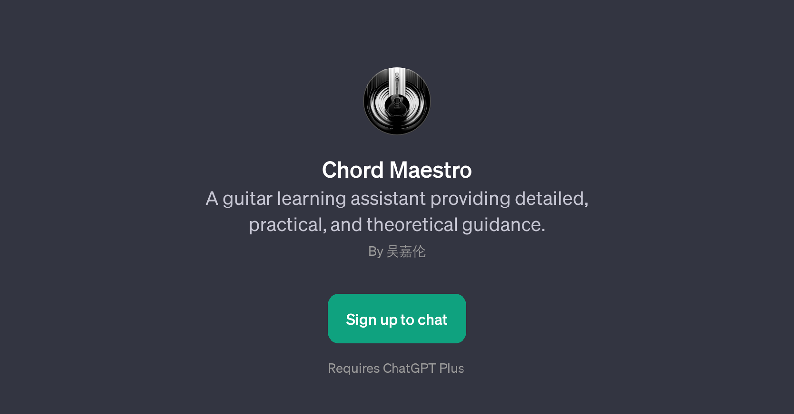 Chord Maestro website