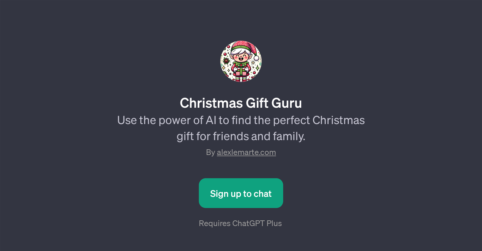 Christmas Gift Guru website