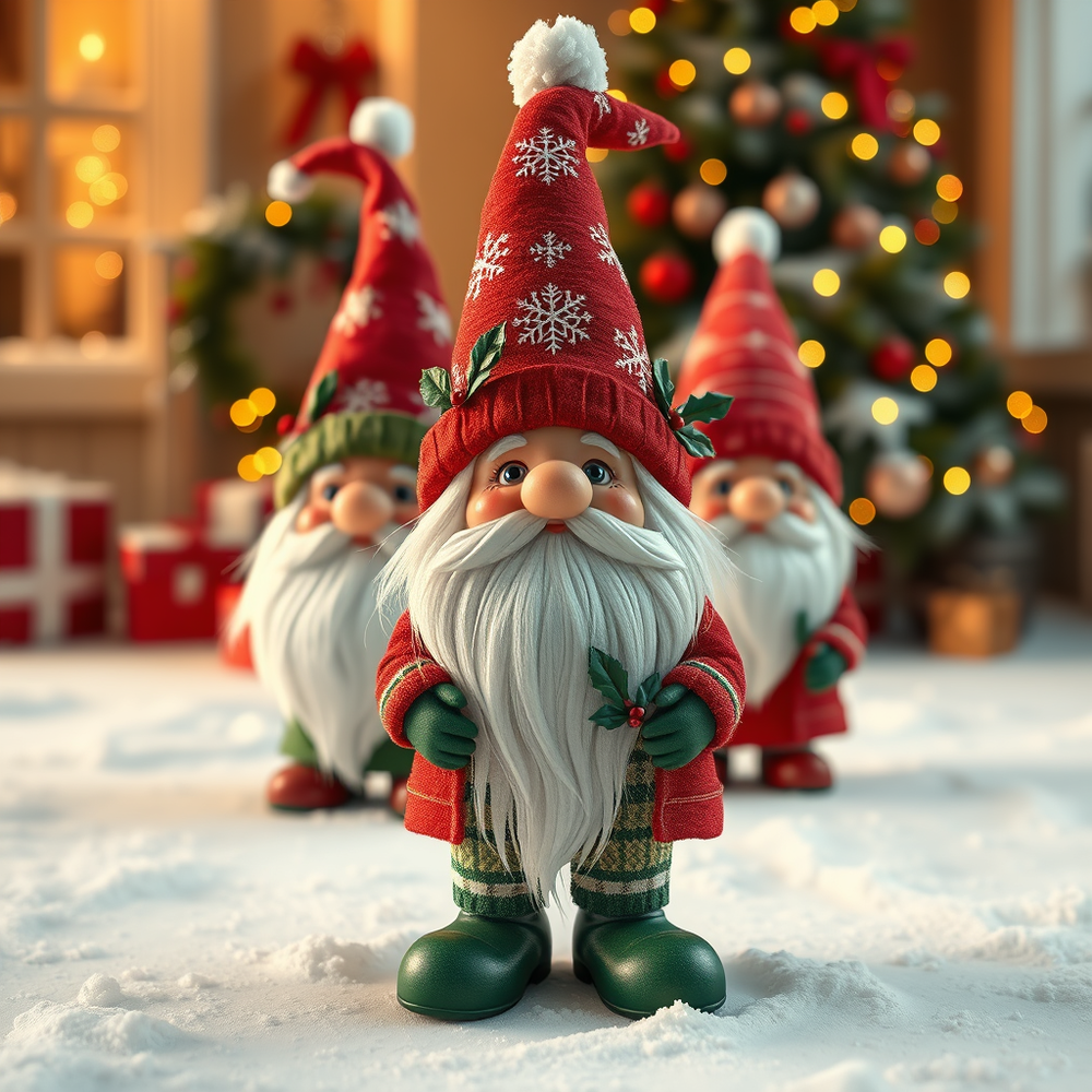Christmas gnome morphing website