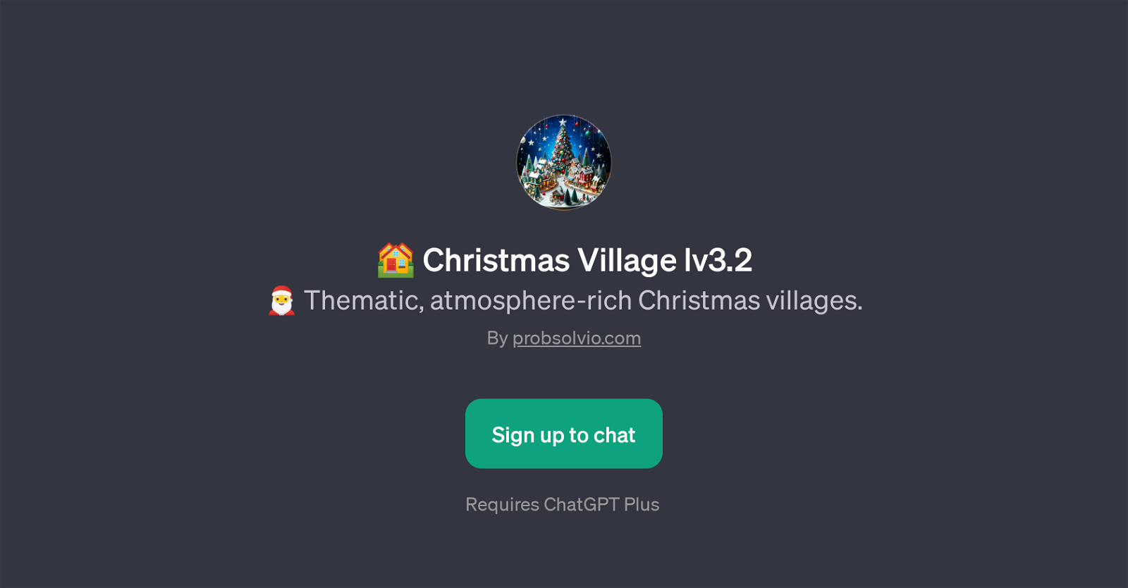 Christmas Village lv3.2 website