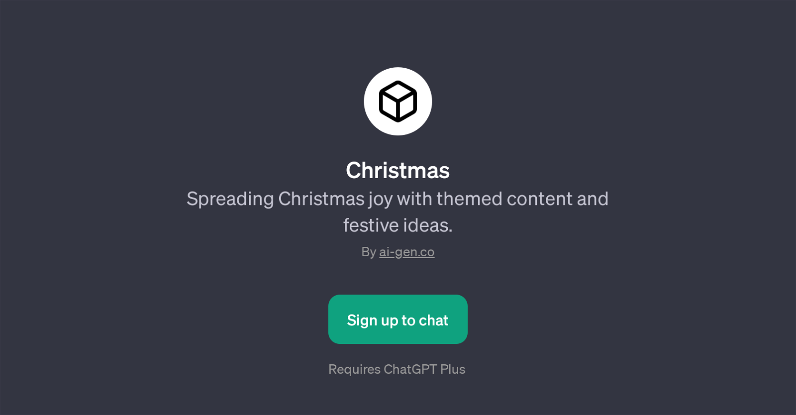 Christmas website