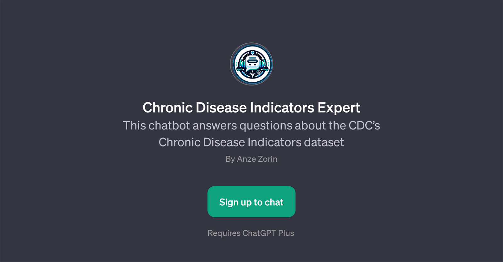 Chronic Disease Indicators Expert website
