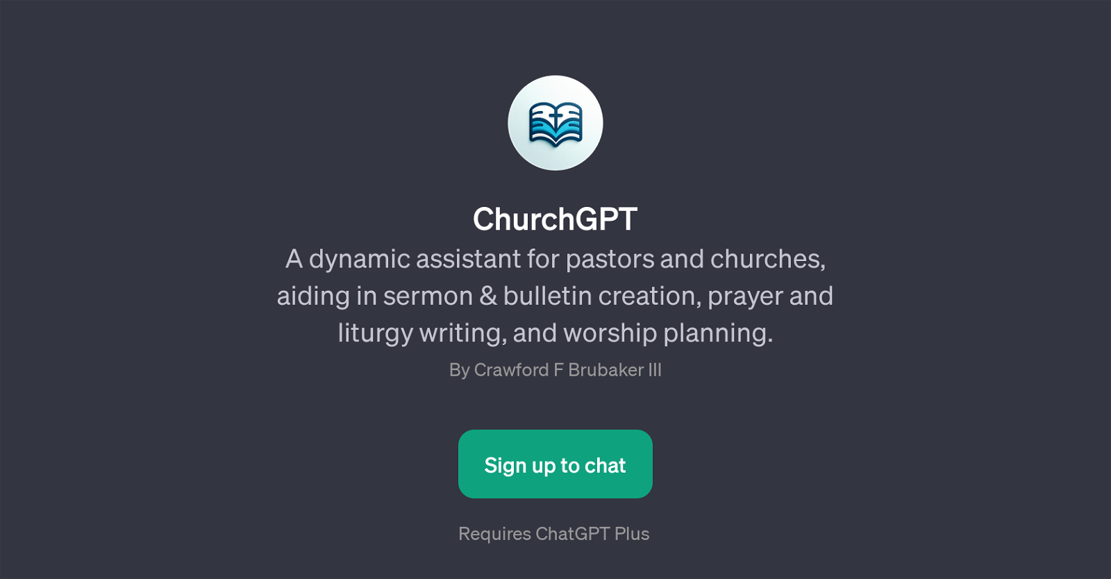 ChurchGPT website