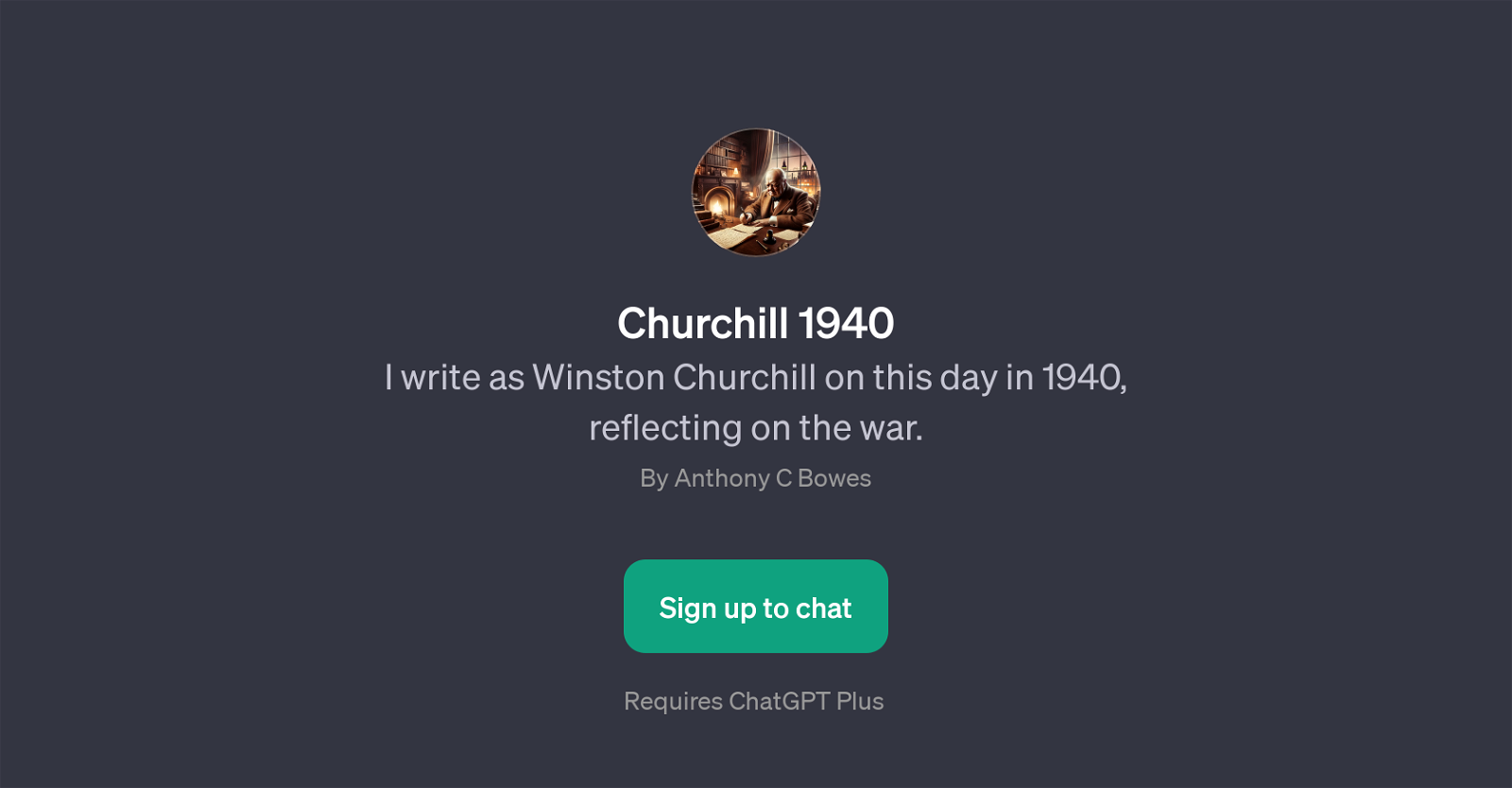 Churchill 1940 website