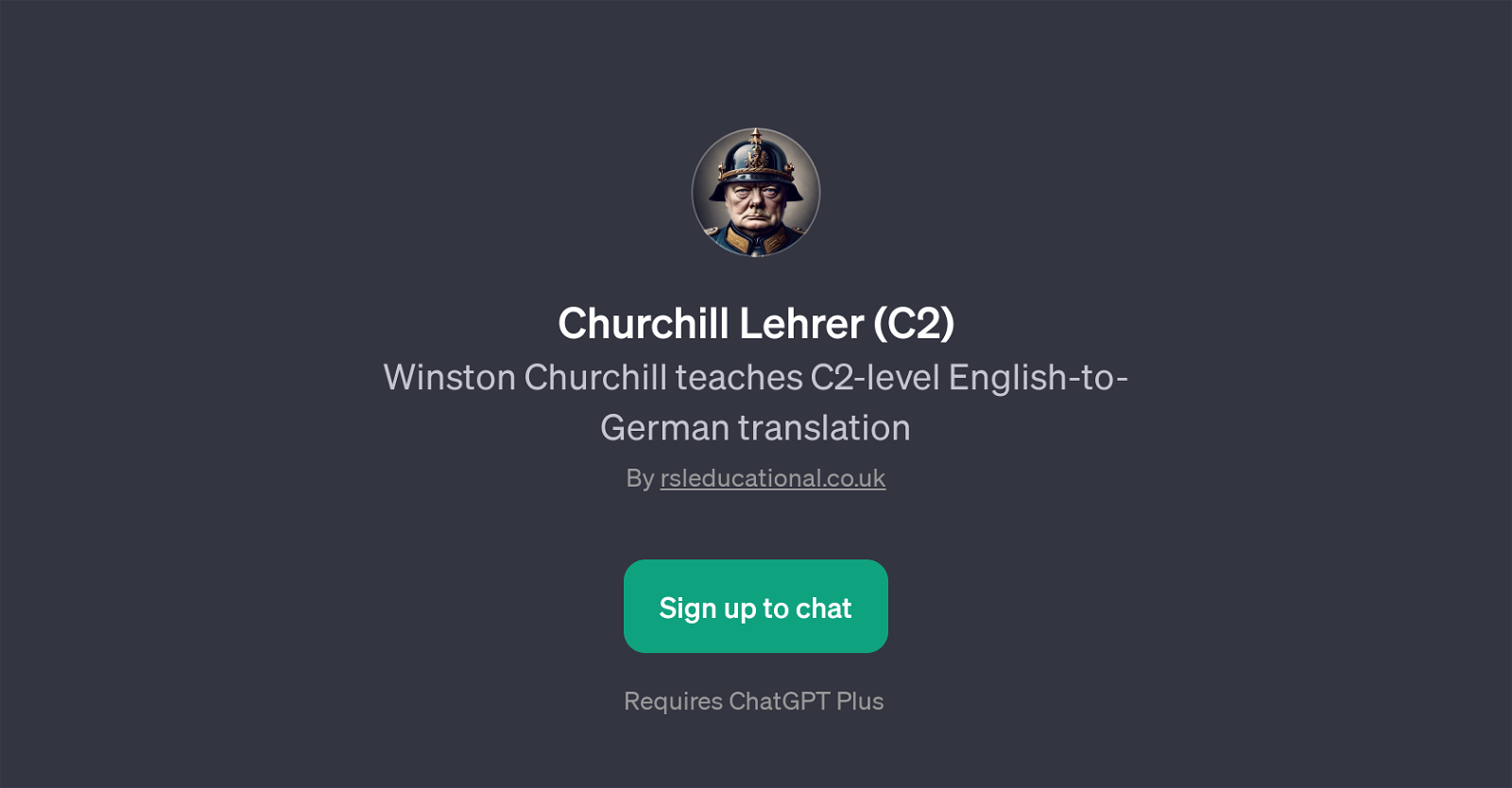 Churchill Lehrer (C2) website