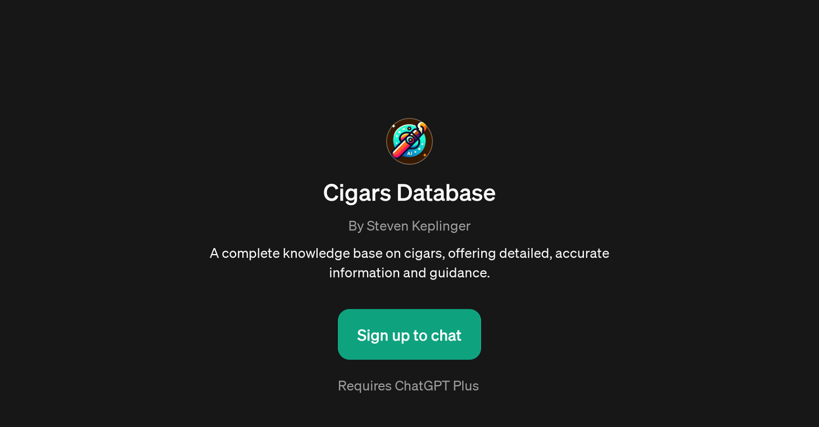 Cigars Database website