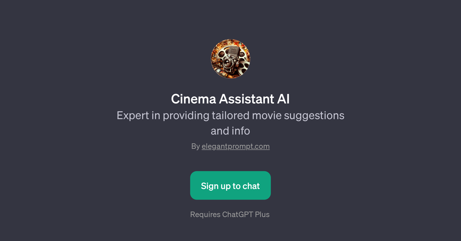 Cinema Assistant AI website