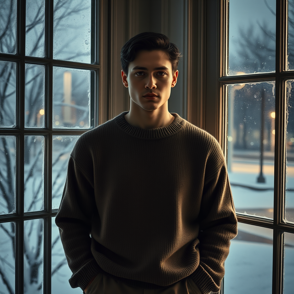 Cinematic Portrait by Frosted Window website