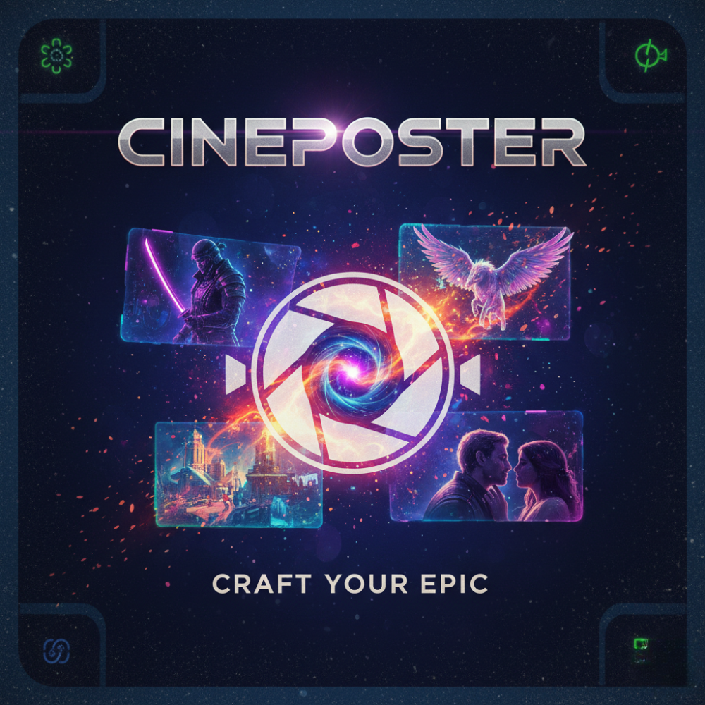 Cinematic Poster Creator website