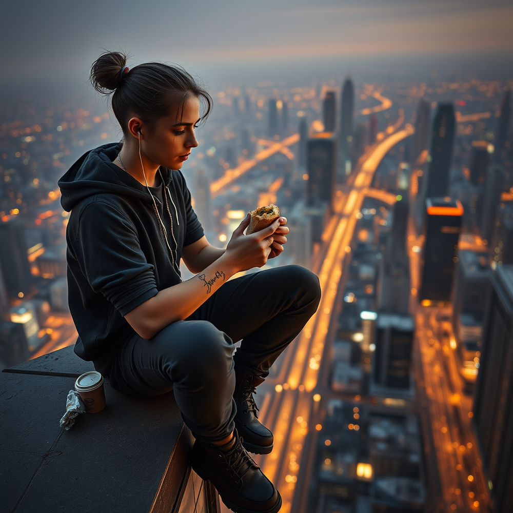 Cinematic Rooftop Solitude website