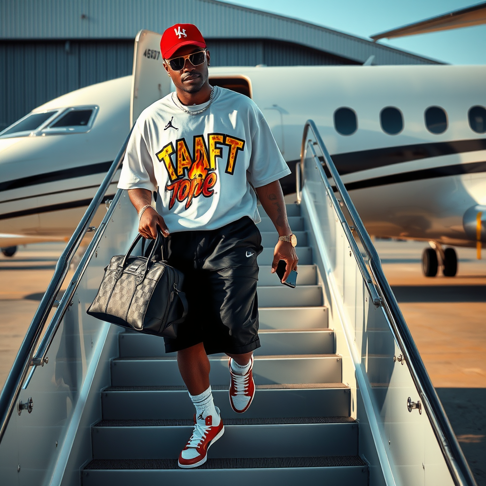 Cinematic Ultra-Realistic Portrait – Private Jet Departure website