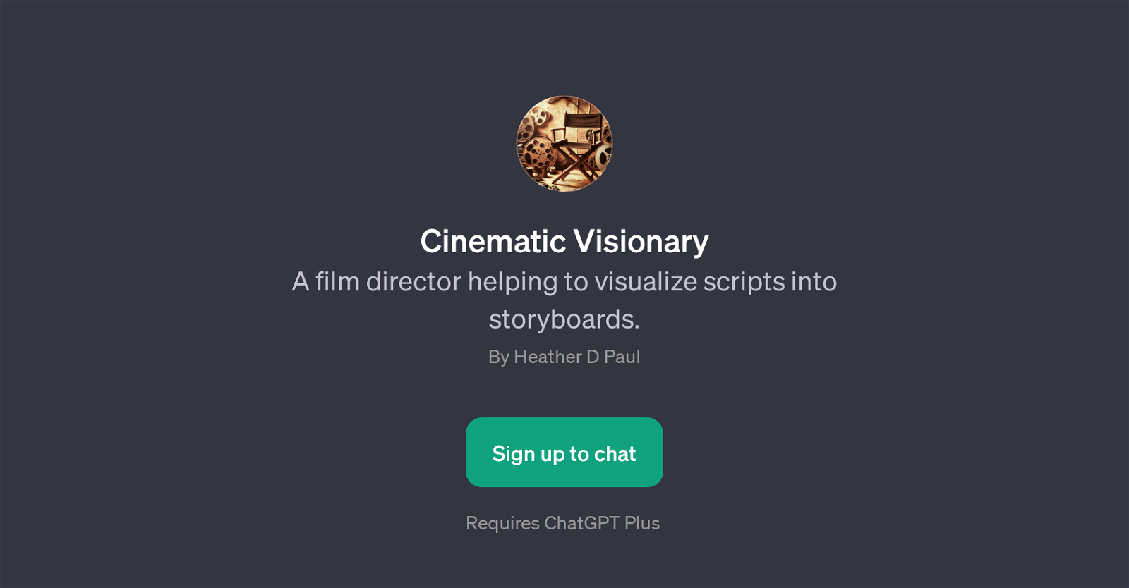 Cinematic Visionary website