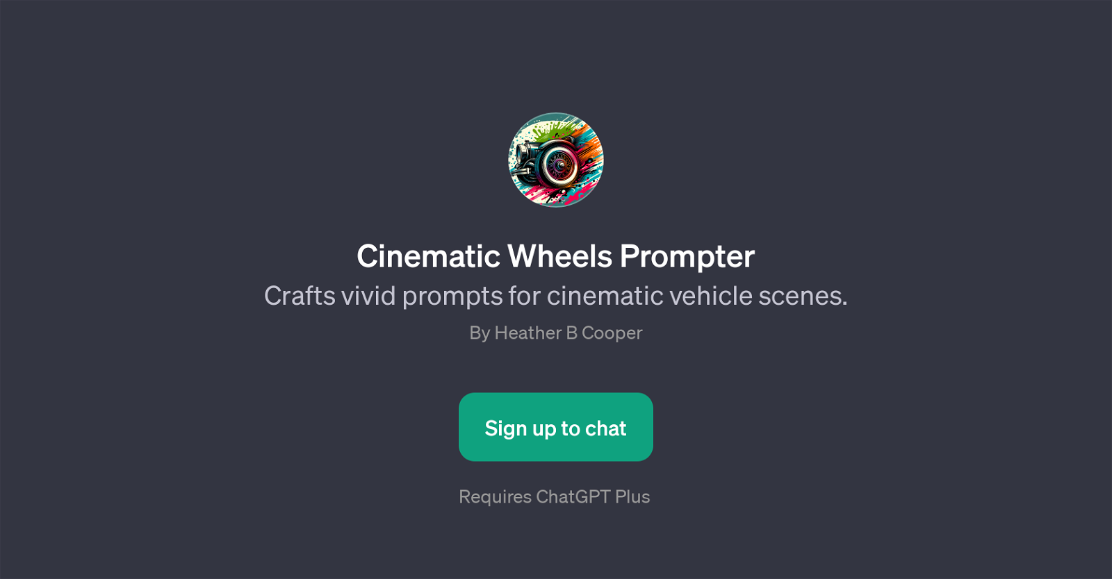 Cinematic Wheels Prompter website