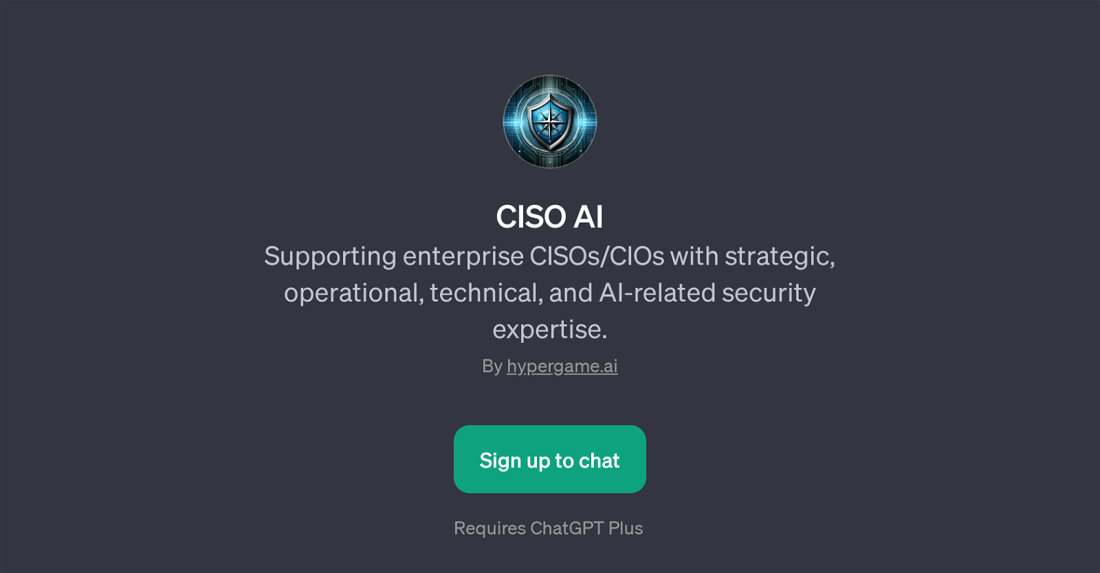 CISO AI website