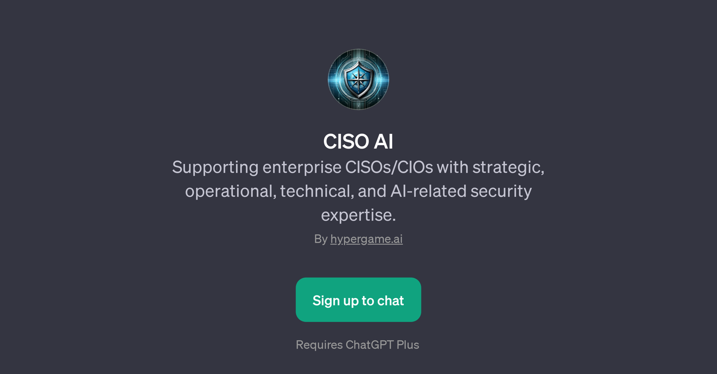 CISO AI website