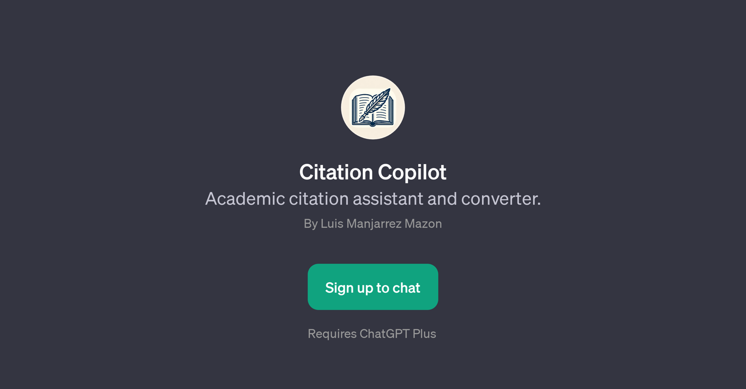 Citation Copilot website