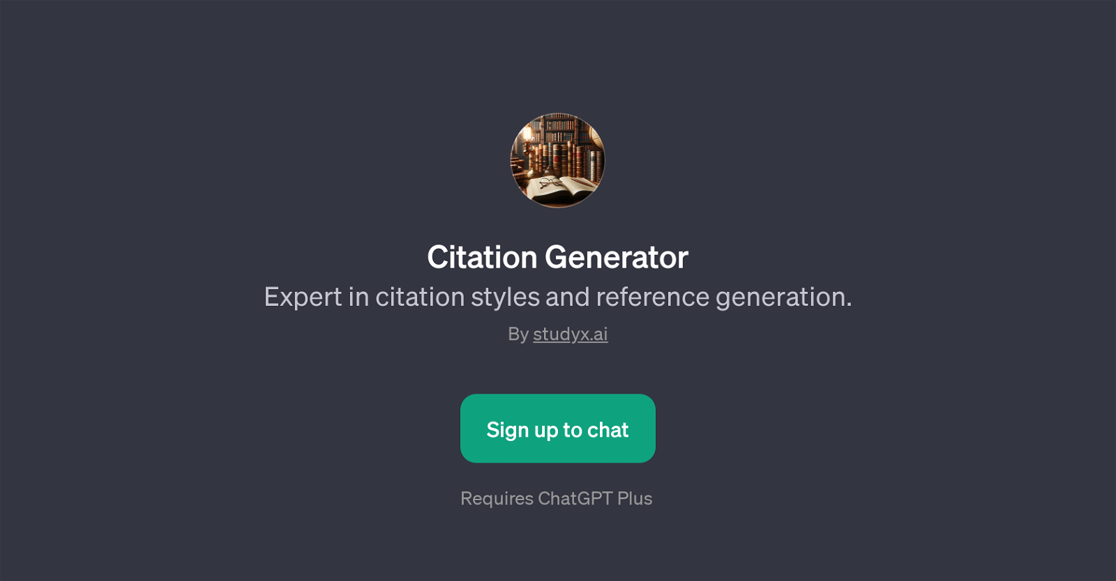 Citation Generator website