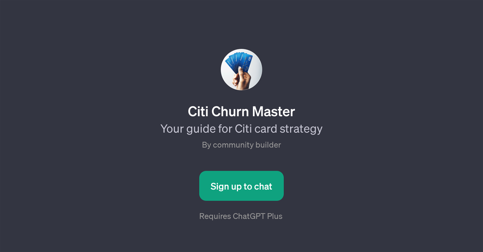 Citi Churn Master website