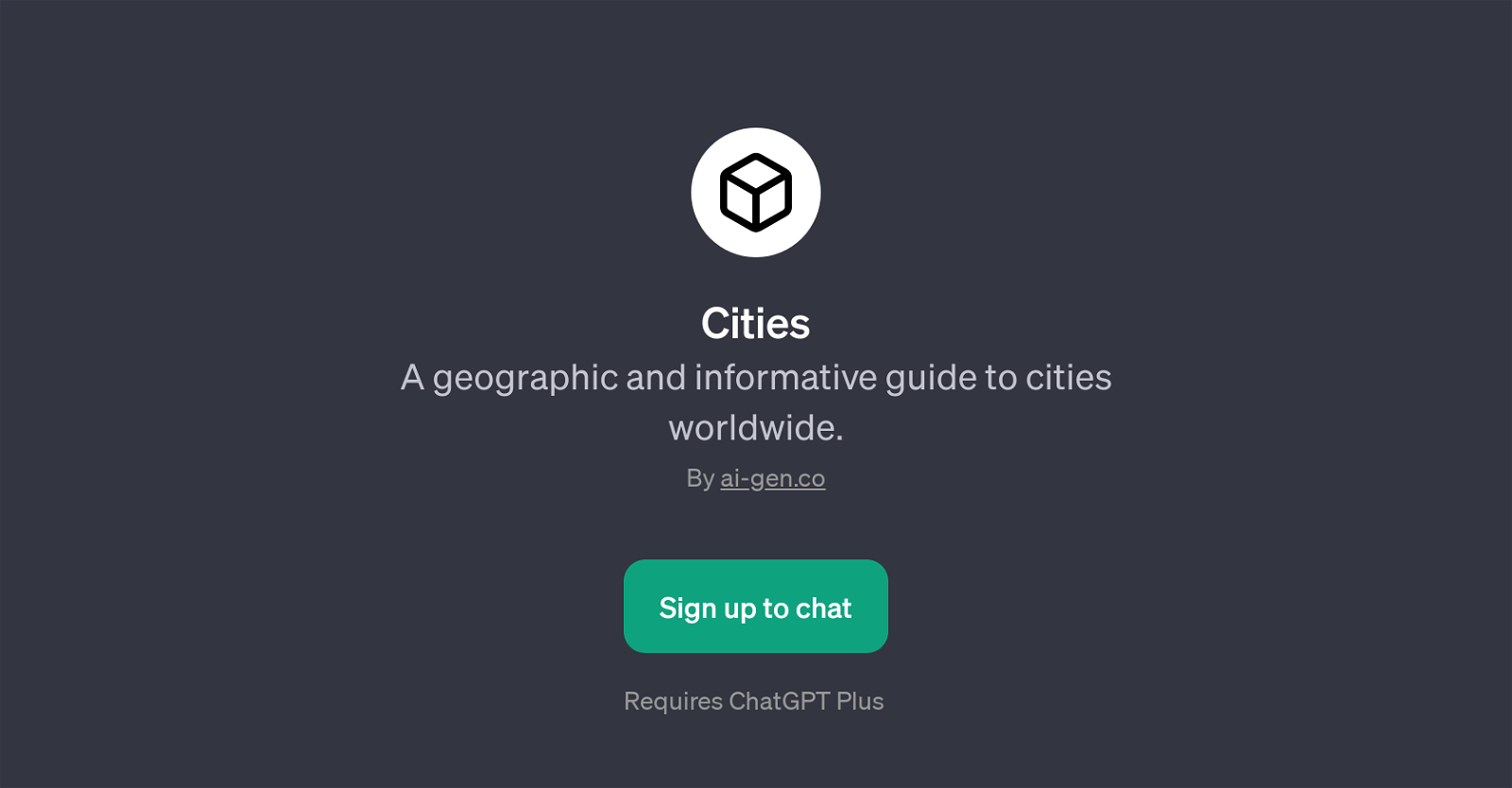 Cities website