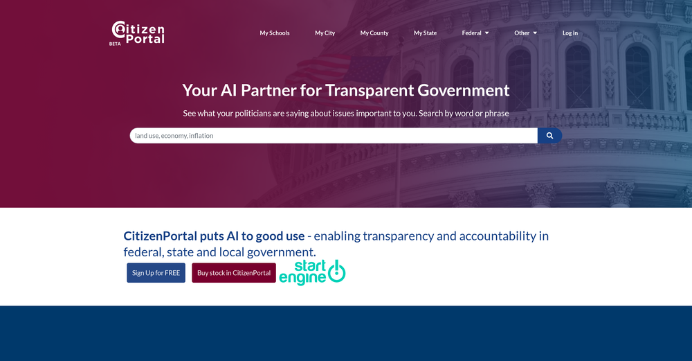 CitizenPortal website