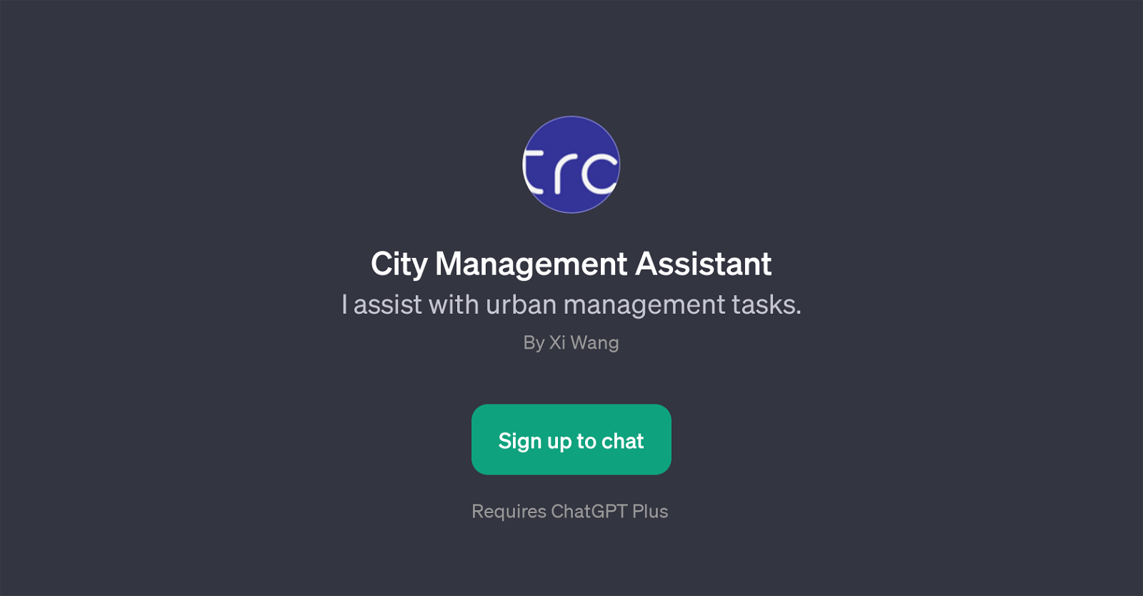 City Management Assistant website