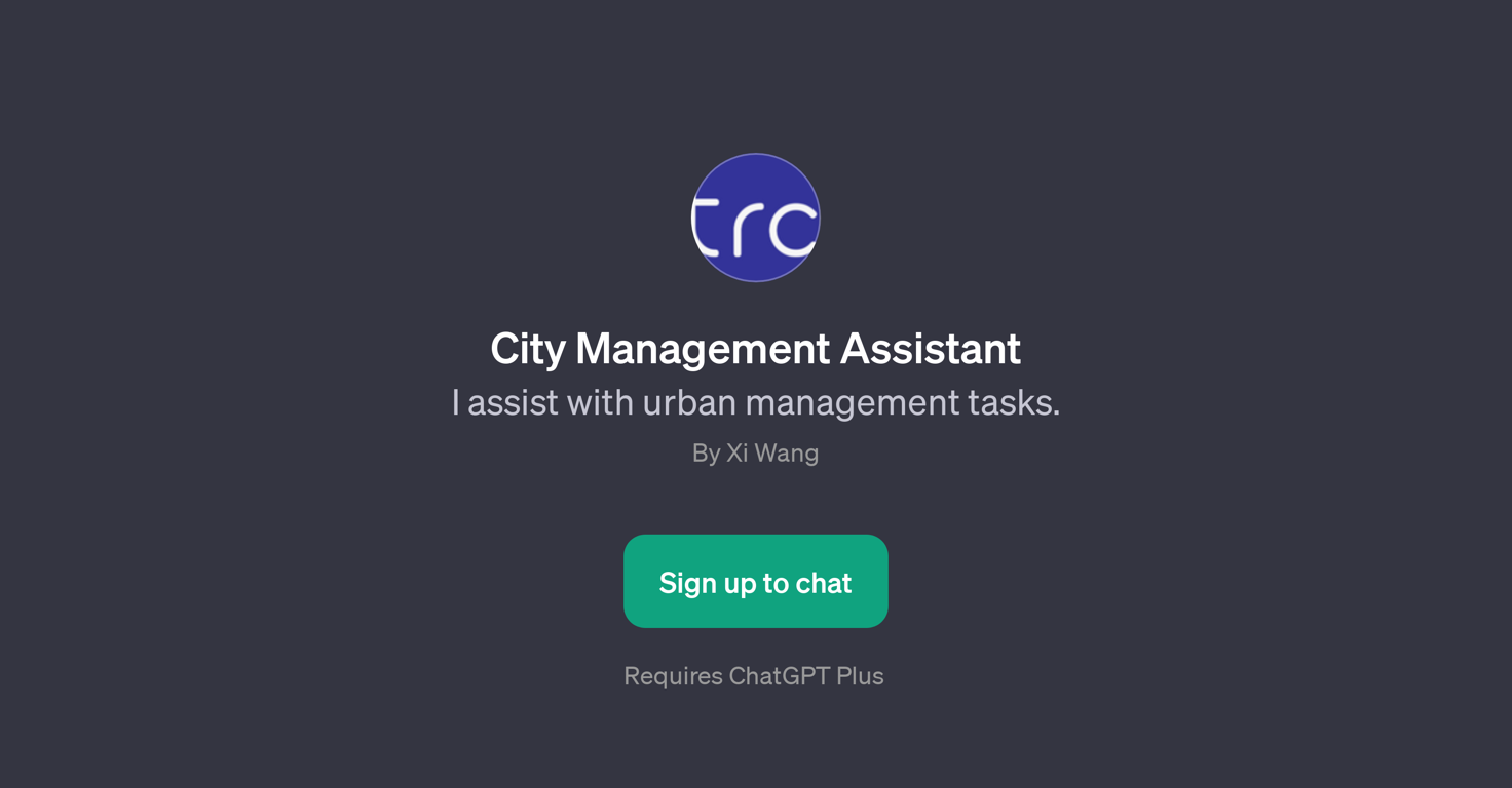 City Management Assistant website