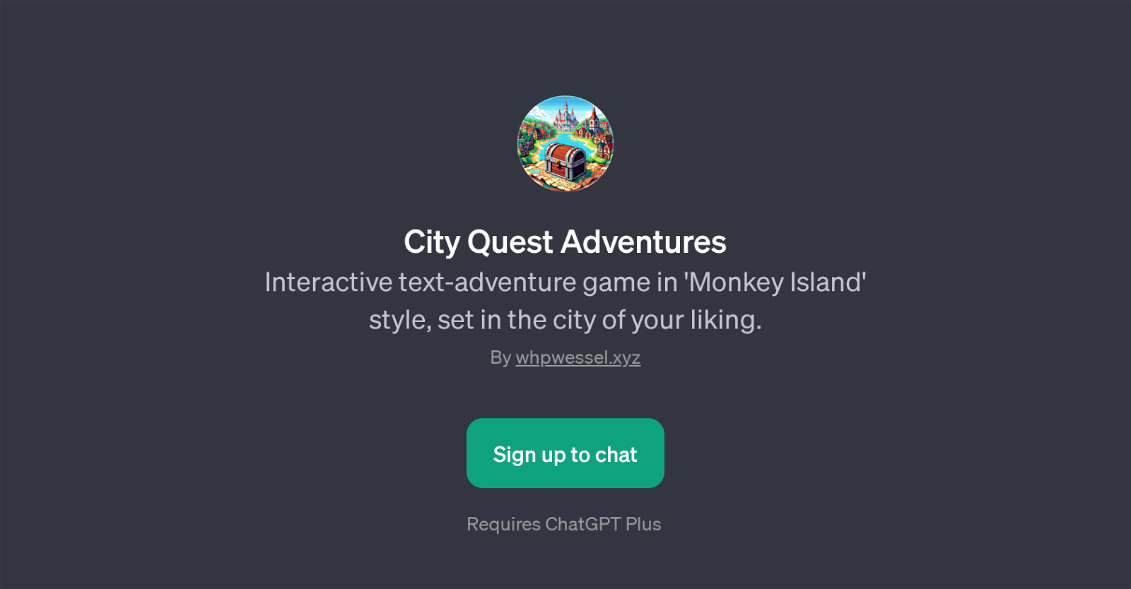 City Quest Adventures website