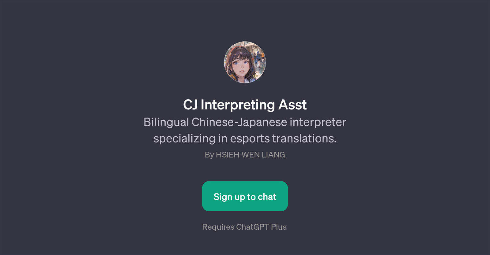 CJ Interpreting Asst website