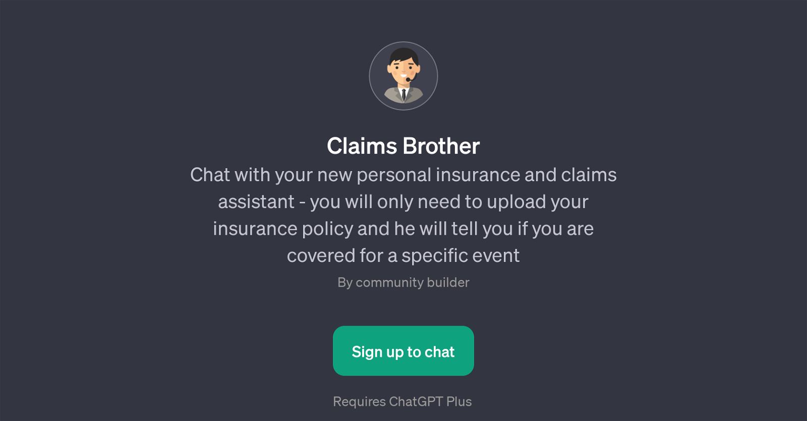 Claims Brother website