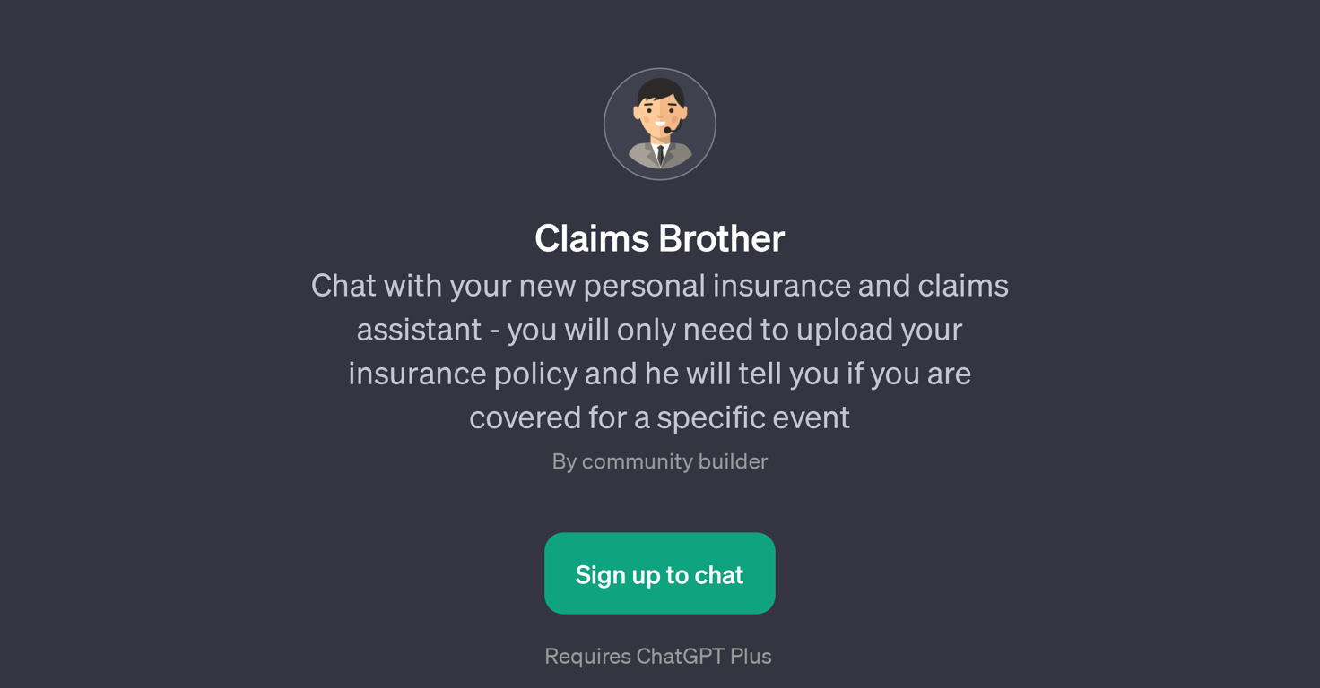 Claims Brother website