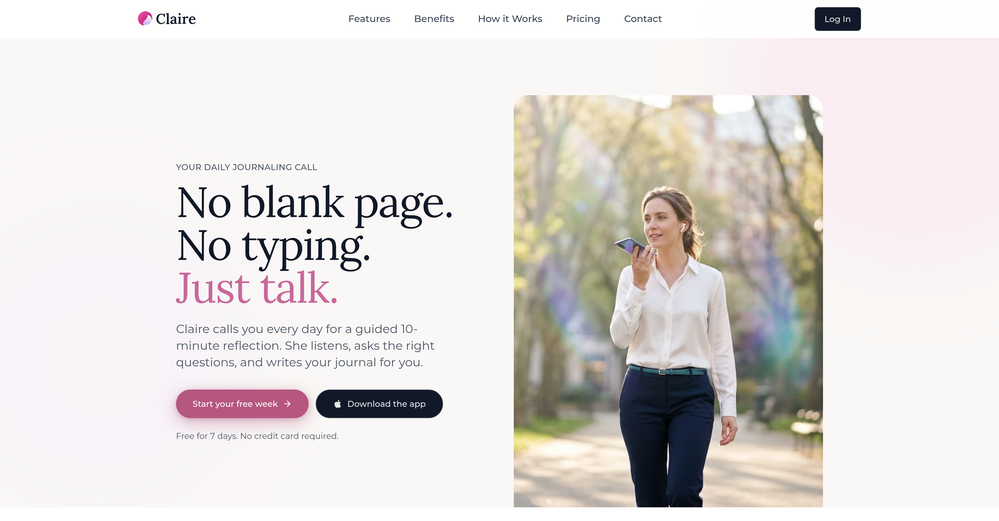 Claire website