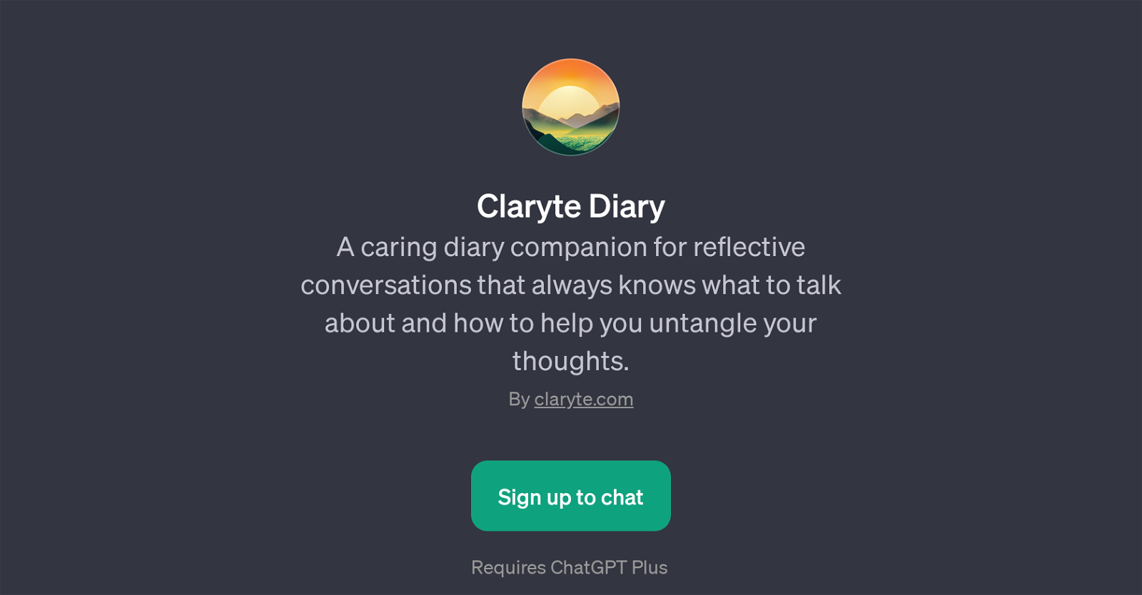 Claryte Diary website