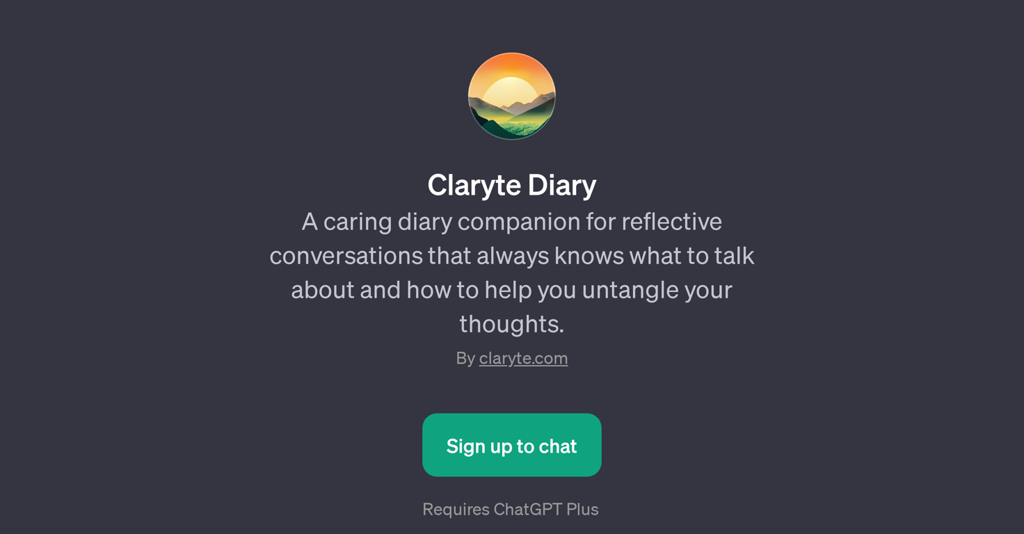 Claryte Diary website