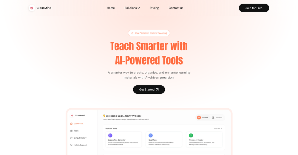 ClassMind website