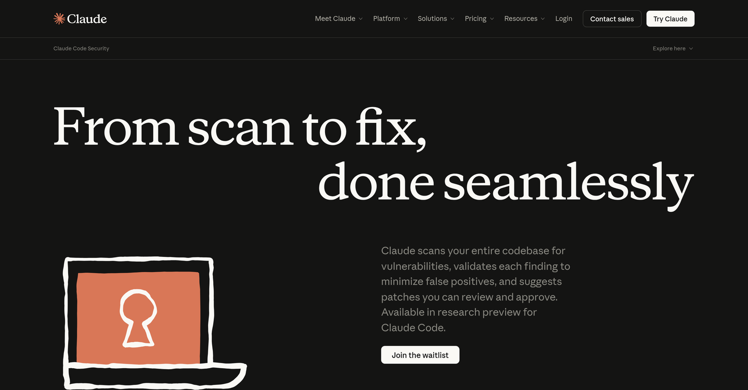 Claude Code Security website