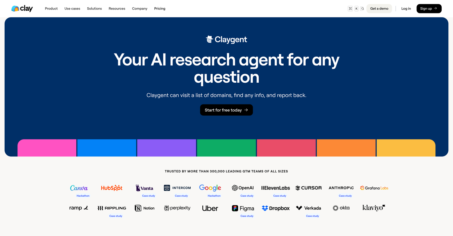 Claygent website