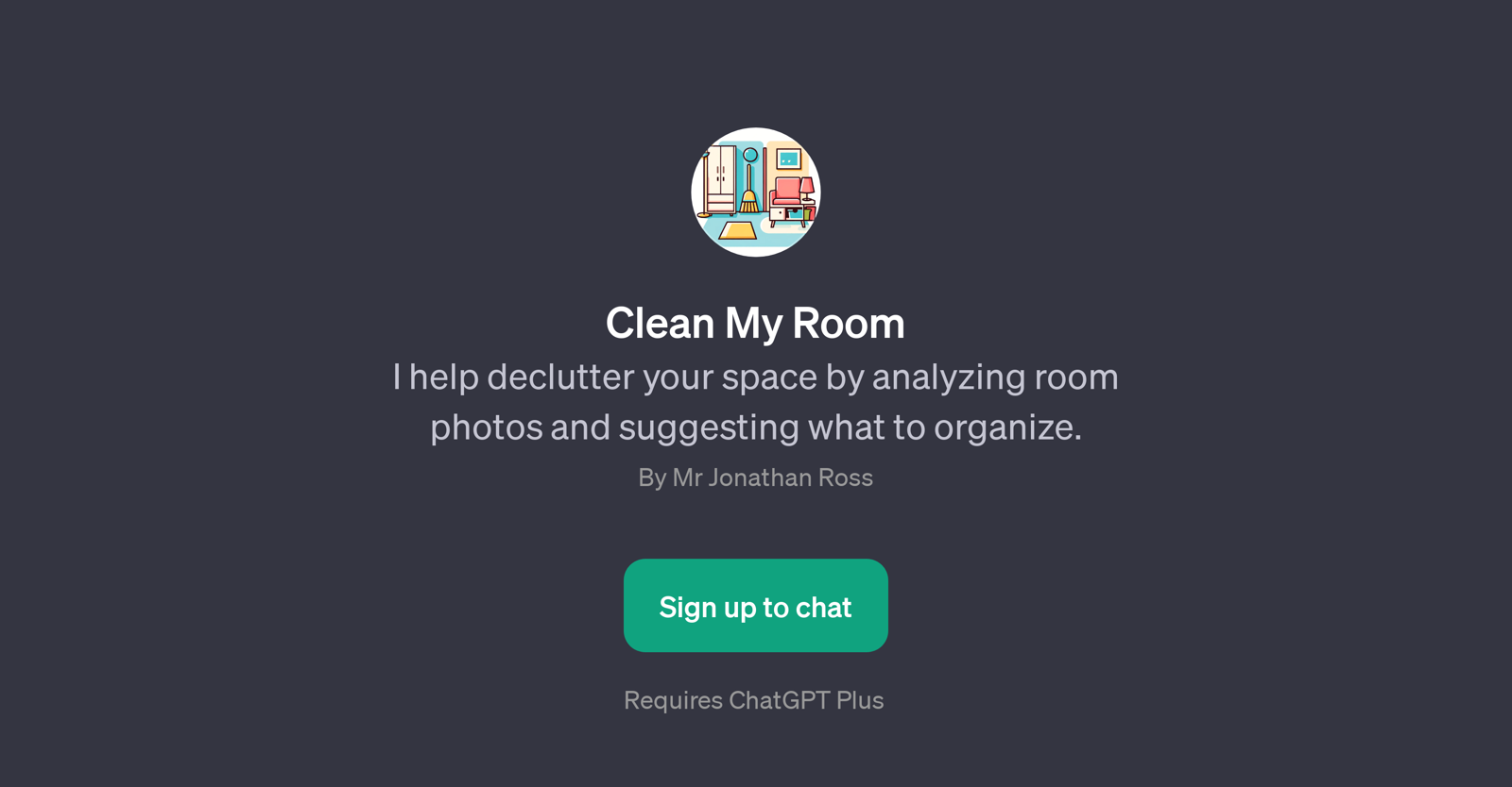 Clean My Room website